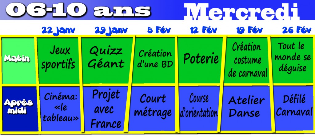 programme des mercredis 6-10 - janvier 2014  copie